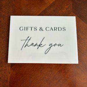 Card/Gift Sign